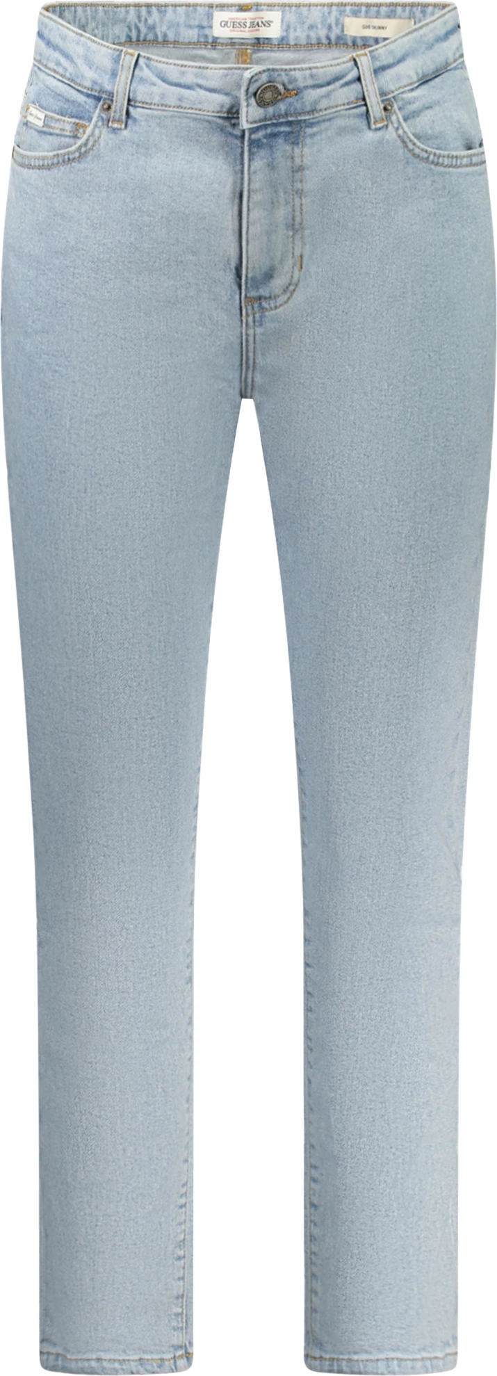 Skinny jeans hlače za ženske, modre, Guess Jeans