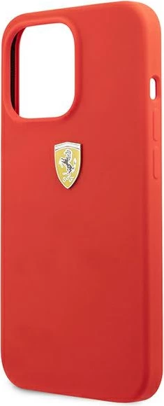 Zaščitna silikonska zaščita Ferrari FESSIHCP13XRE za iPhone 13 Pro Max 6,7", rdeča