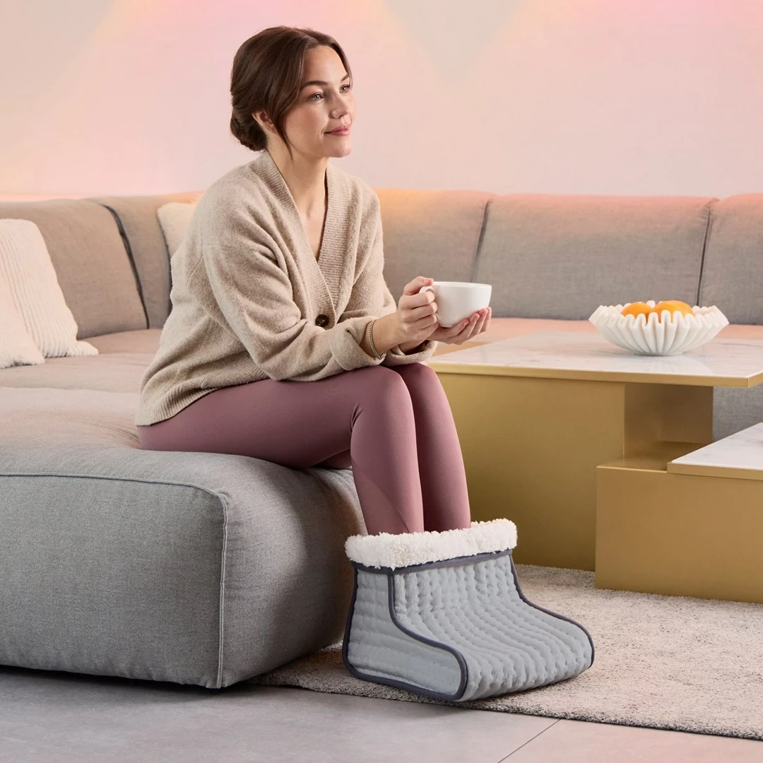 Električni grelec za noge Medisana FW 120, 100 W, siv