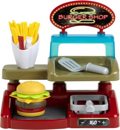 Igralni set burger, Klein 7336, plastika, večbarven