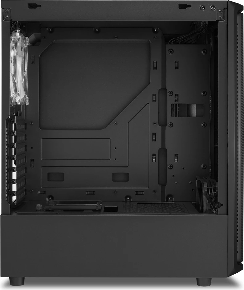 Ohišje Sharkoon SK3 RGB, Midi Tower, ATX/micro ATX/Mini-ITX, kaljeno steklo, RGB, črno