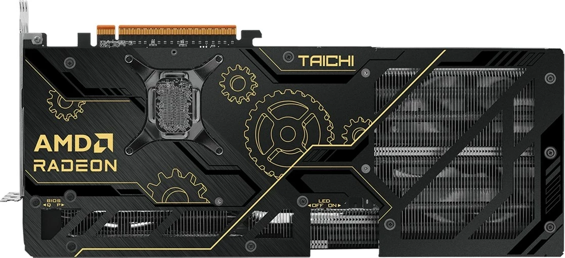 Grafična kartica Taichi Radeon RX 9070 XT OC, Asrock, 16 GB GDDR6, črna