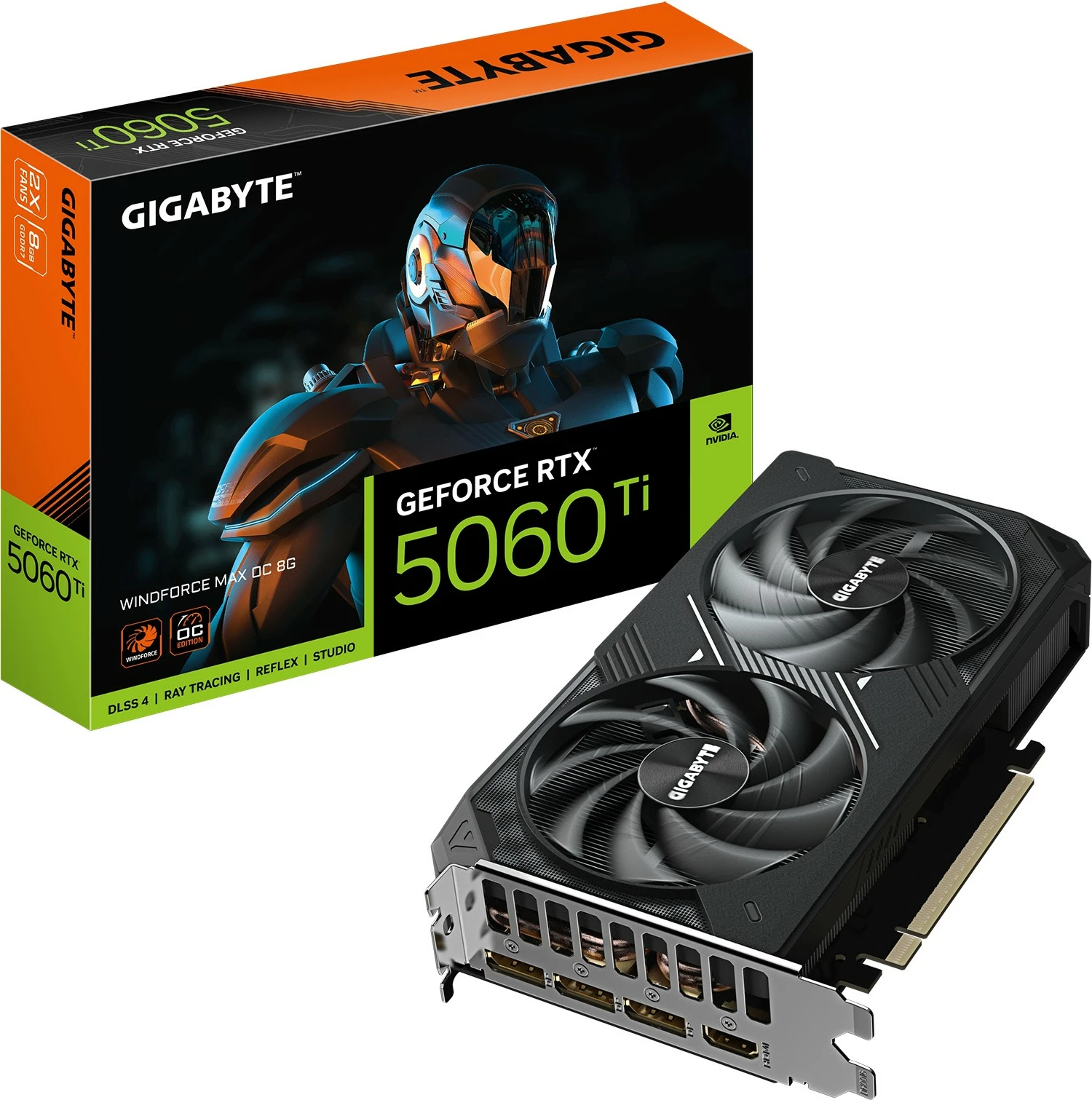 Grafična kartica Gigabyte RTX 5060 Ti EAGLE Max OC, 8 GB GDDR7