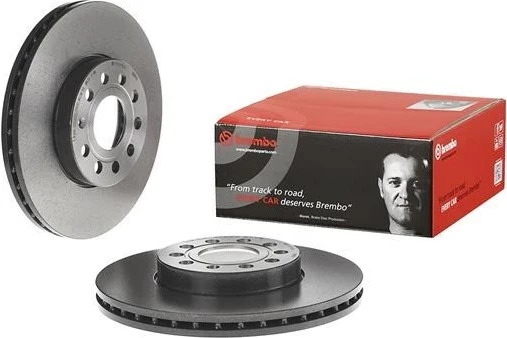 Sprednji zavorni disk, Brembo 09.9145.11 za AUDI A3/Q2, CUPRA LEON, SEAT ALTEA/ATECA/IBIZA/LEON, kovinski, 1 kos