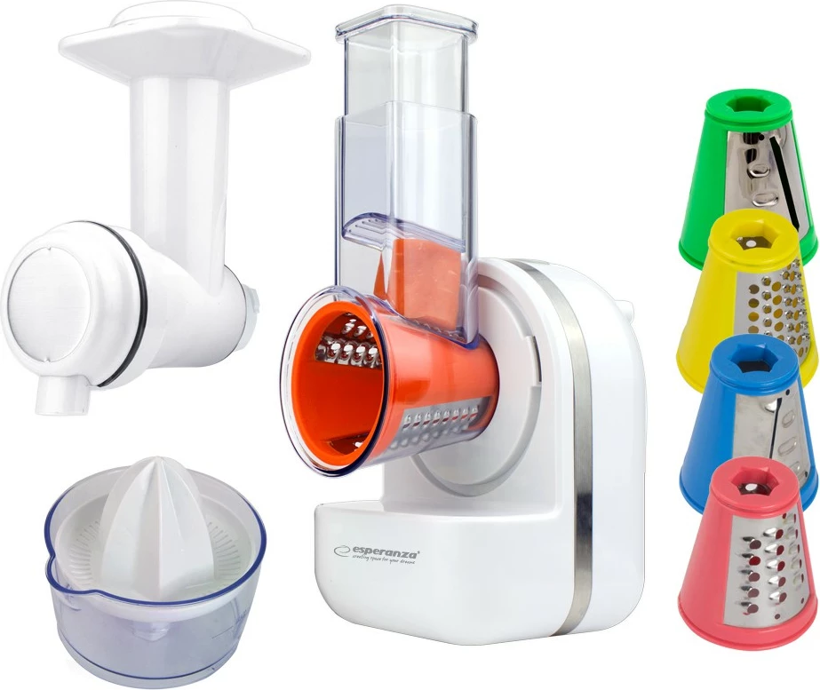 Multifunkcijski kuhinjski robot Esperanza PANZANELLA EKM027, 500 ml, bel, 5 dodatkov