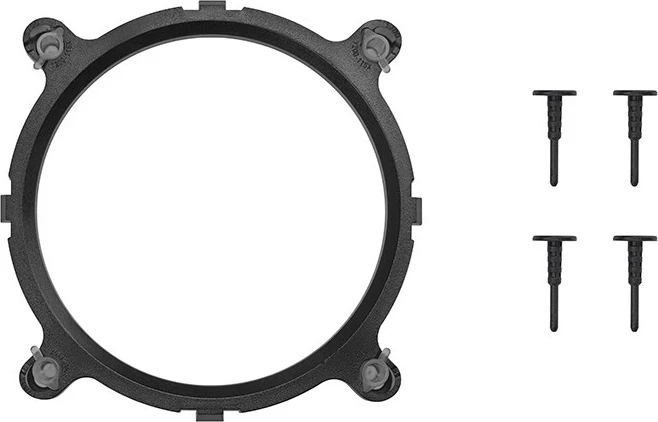 Procesorski hladilnik DeepCool AG200, 9,2 cm, aluminij, črn