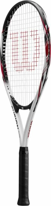 Tenis lopar za moške/ženske, Wilson Fusion XL, bel in črn
