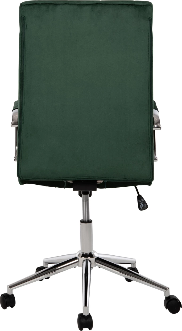 Pisarniški stol JOSEF FH1181.03 iz cipresno zelenega žameta-INOX podnožje 58x61x105-113H cm