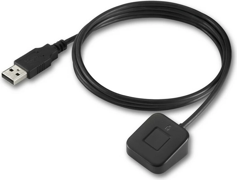 Biometrični čitalec prstnih odtisov Kensington VeriMark Desktop, USB, črn