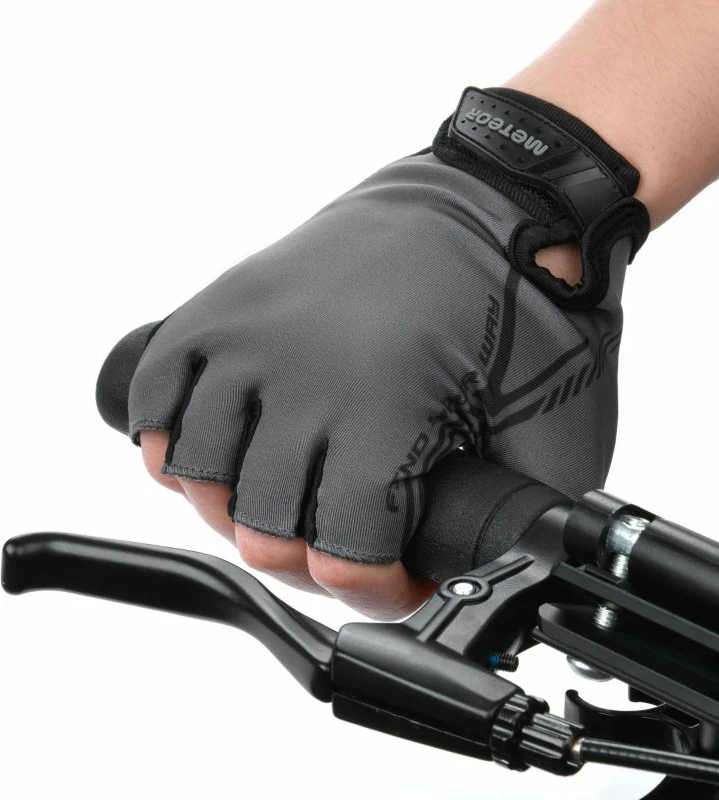 Rokavice za kolo Meteor za moške/ženske, siva