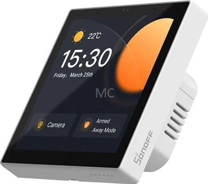 Inteligentna zaslonka na dotik Sonoff NSPanel Pro, bela