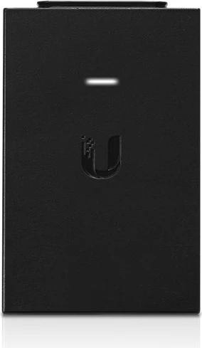 PoE adapter, 48 V, Gigabit Ethernet, Ubiquiti POE-48-24W-G, črn