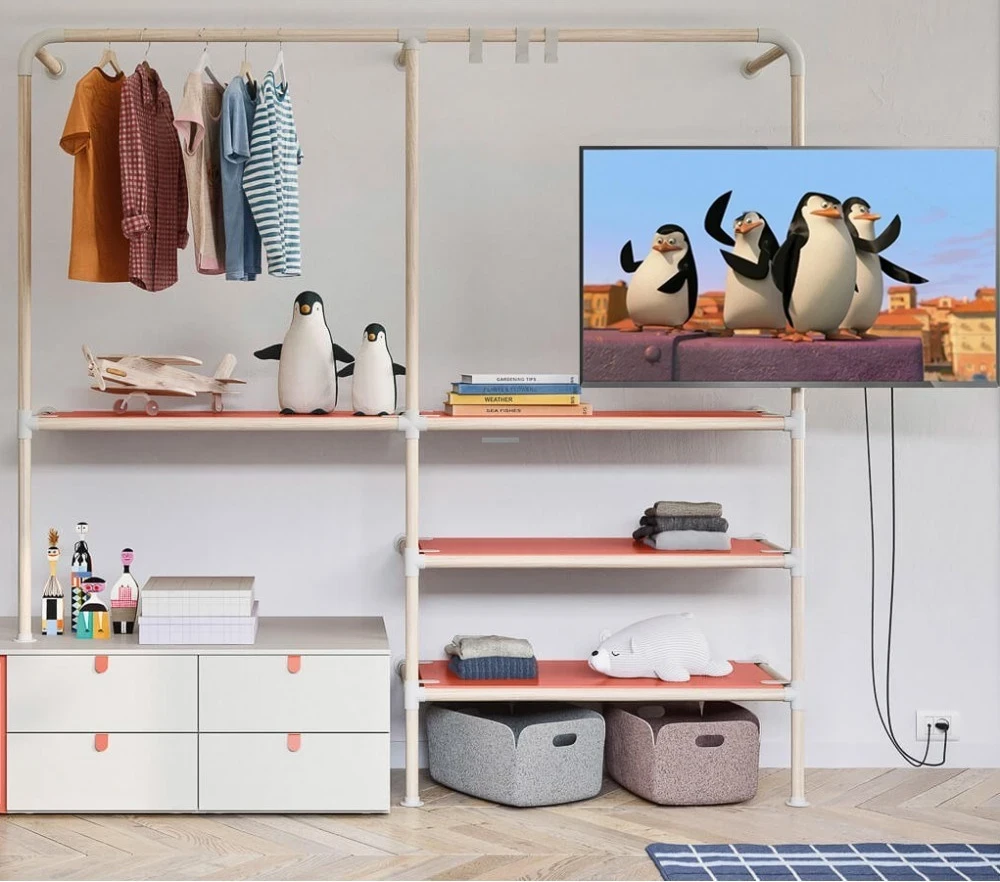 Nosilec za televizor Techly ICALCD100BK, 13–30", črn