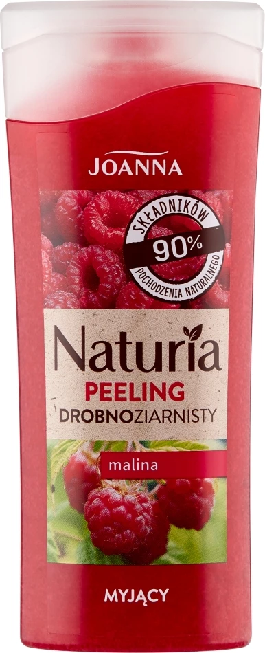 Piling za telo Joanna Naturia Fine Grain Raspberry za ženske 100 g