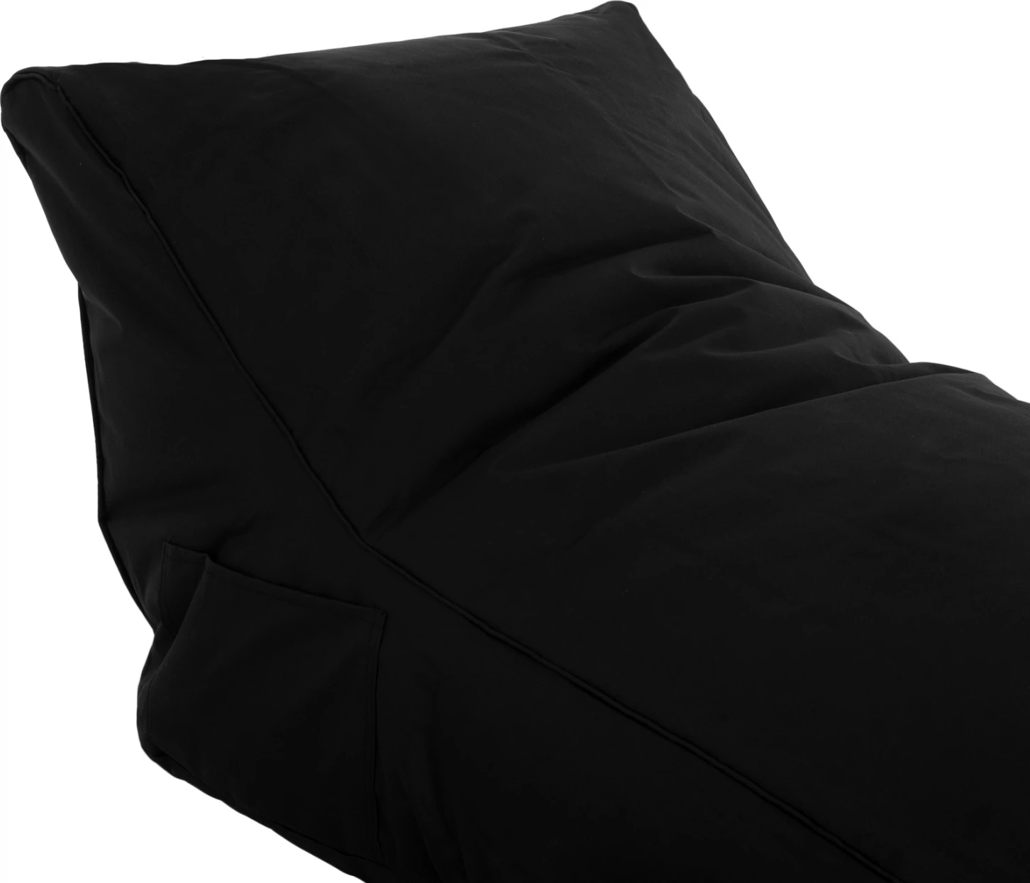 Pouf Alok črno z UV zaščito 140x70x60 cm