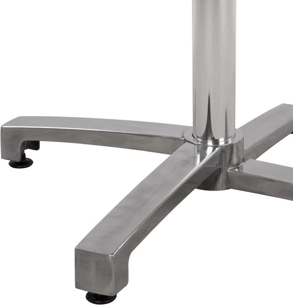 Zložljivo kromirano aluminijasto podnožje s križem 69x69x73-92cm FH459.03