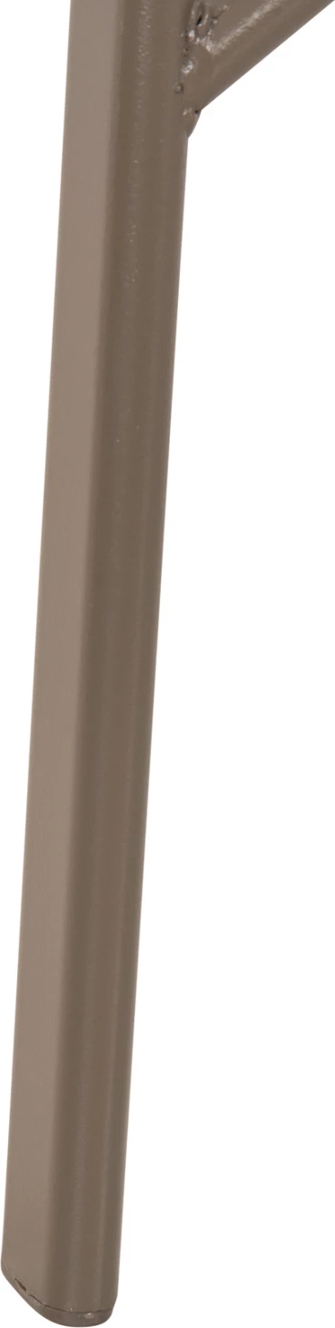 Miza BRUNO FH5106.04 kovinska v barvi šampanjca s kaljenim steklenim vrhom 140Χ80Χ71Hcm