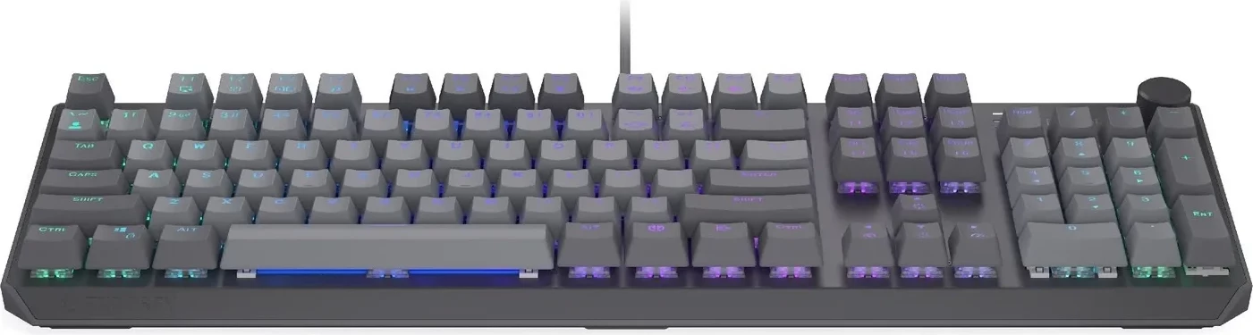 Mehanska tipkovnica Endorfy Thock V2, RGB, polna velikost, USB-C, siva