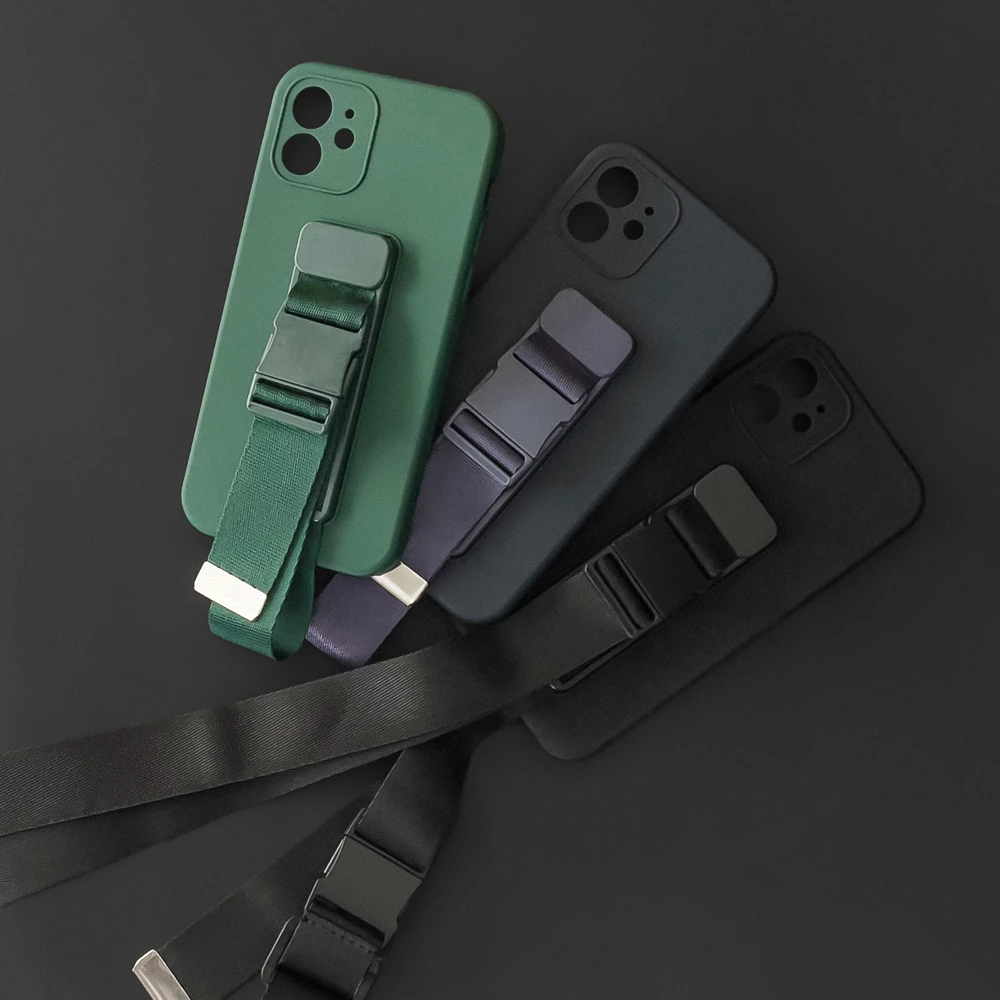 Ovitek za telefon z vrvico Hurtel Rope case za Xiaomi Redmi Note 10 5G / Poco M3 Pro, roza