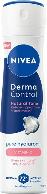 Antiperspirant v spreju, Nivea Derma Control Natural Tone 150 ml