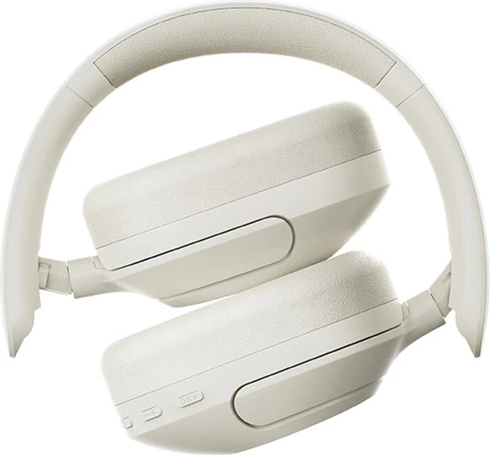 Brezžične slušalke z aktivnim dušenjem šuma QCY ANC H4, over-ear, Bluetooth 5.1, 70 ur, bele