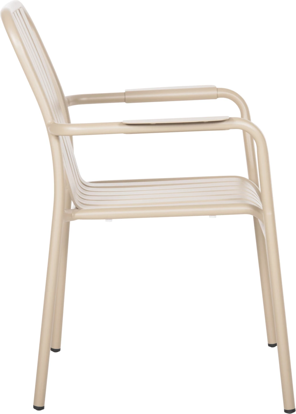 Aluminijasti naslanjač RACHEL FH6088.04 barve šampanjca 63x58x85H cm