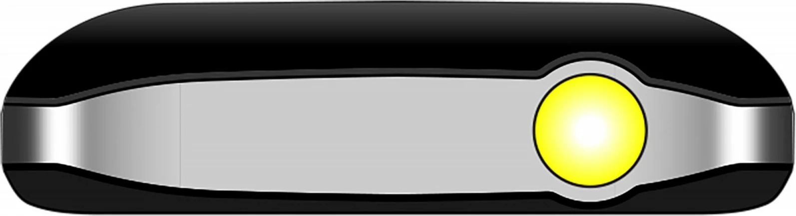 Preprost mobilni telefon Sencor ELEMENT P032S, Dual SIM, 2,4", črn/srebrn