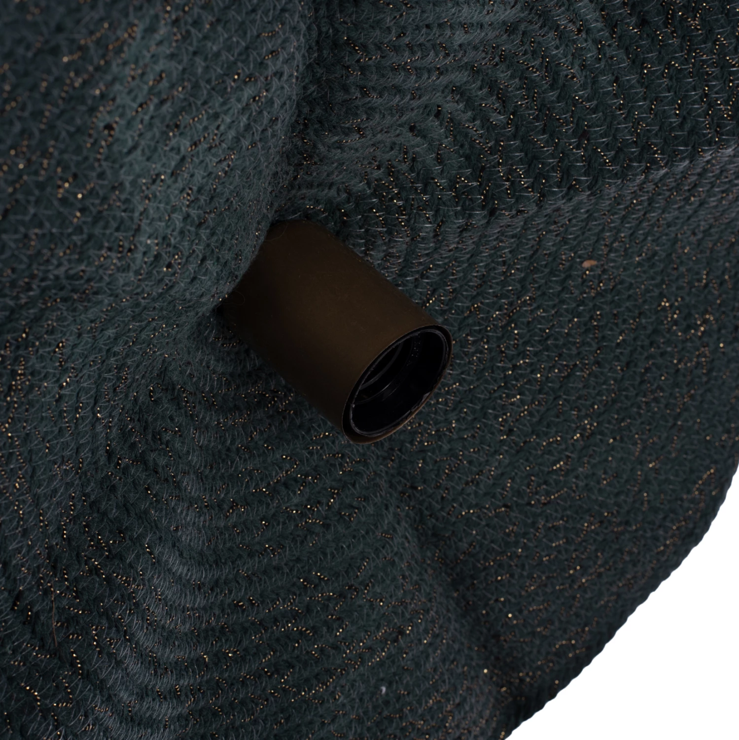 Stropna viseča svetilka temno zelena kapa-zlati obešalnik Φ43x55Hcm. FH7649.03