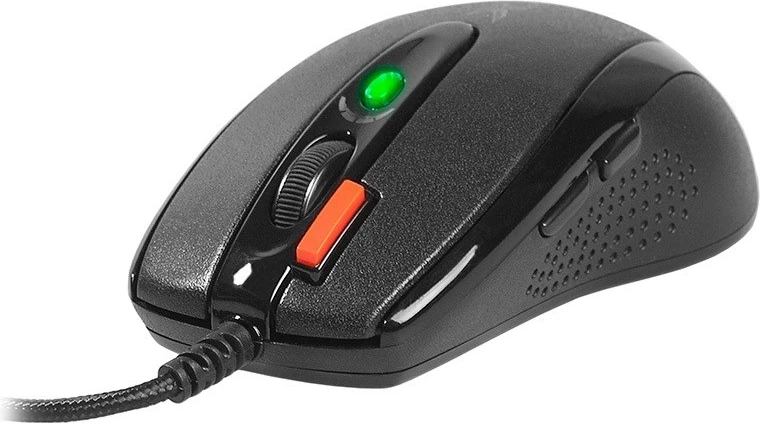 Set miška in podloga A4Tech X-7120, USB Tip-A, črna