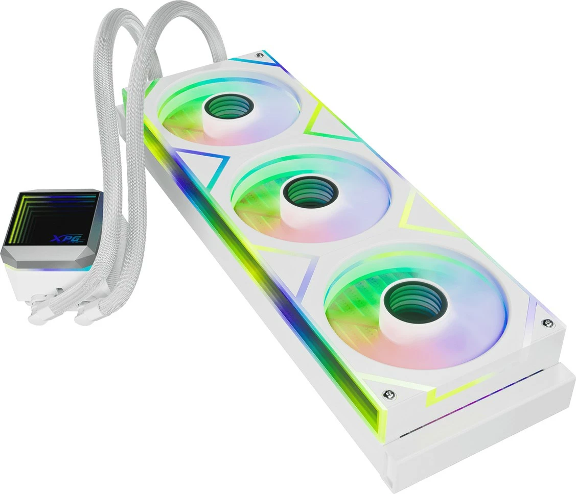 Hladilni sistem z vodo XPG LEVANTE II 360, 3 ventilatorji 12 cm, bel