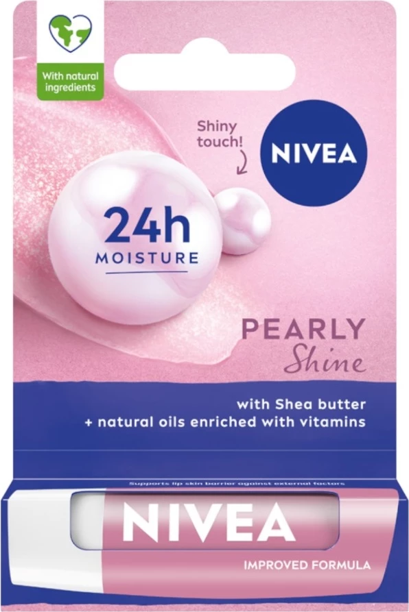 Pearly Shine balzam za ustnice Nivea za ženske, 4.8 g Pearly Shine