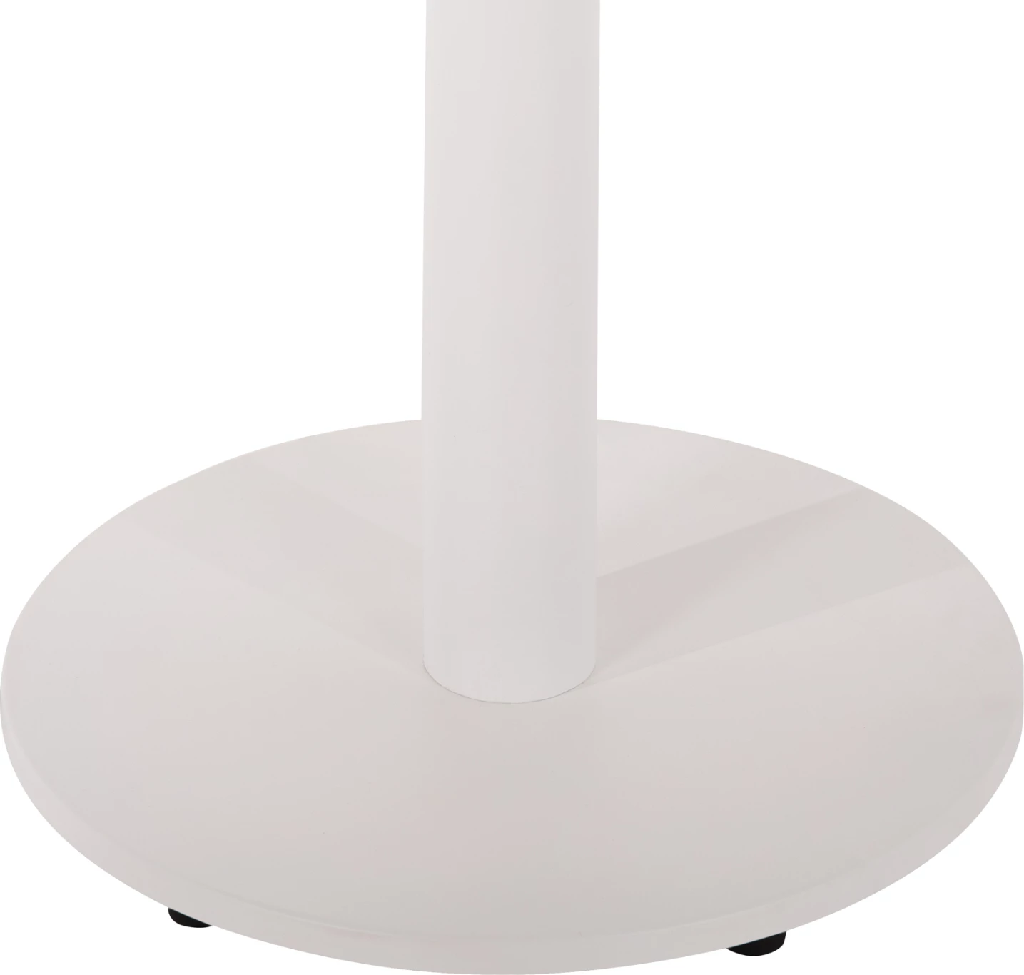 Osnova za mizo iz aluminija FH476.02 okrogla v mat beli barvi 48x48 cm križ Φ45Χ73H cm