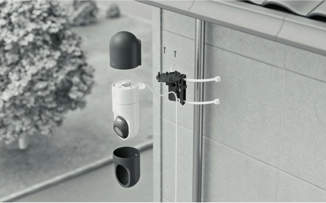 Stenski nosilec za kamero, Ubiquiti UACC-Flex-Cam-PWM, 3 kos, črn