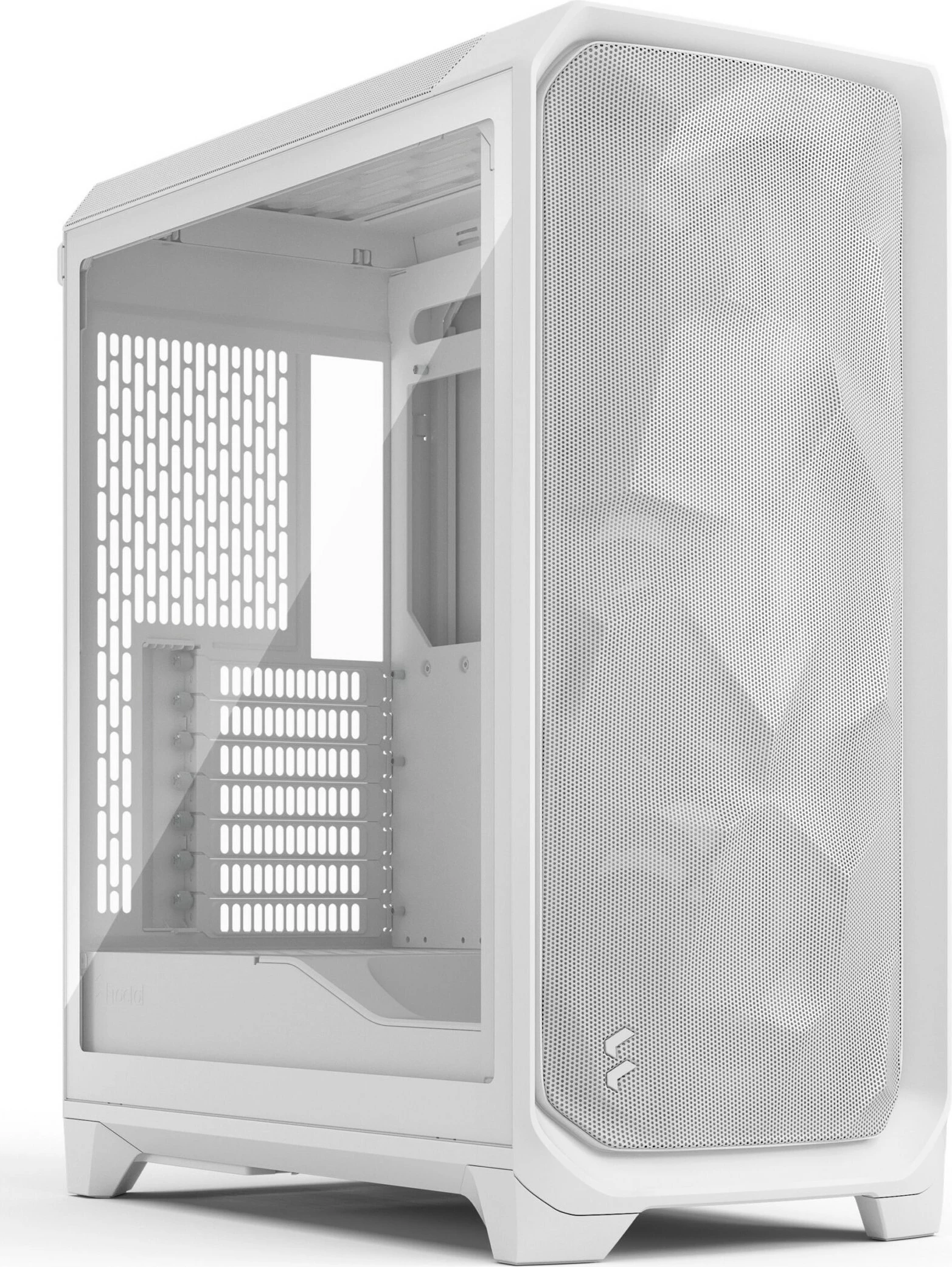 Računalniško ohišje Fractal Design Meshify 3, midi tower, kaljeno steklo, belo