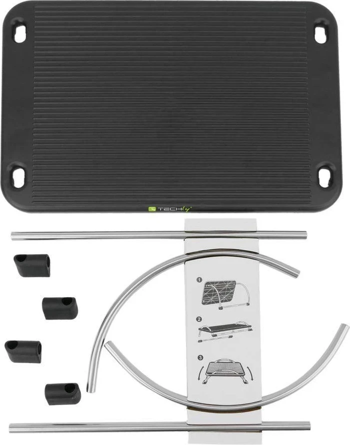 Ergonomska podpora za noge Techly ICA-FR 13, črna