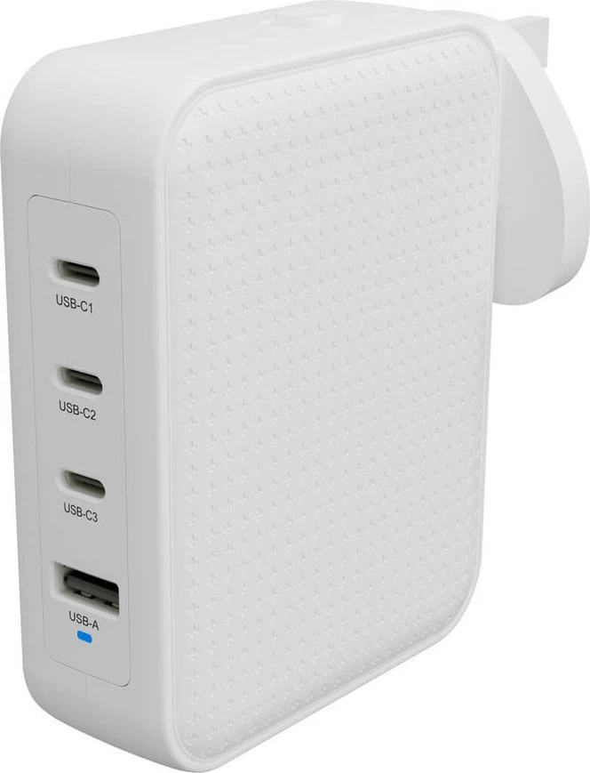 Polnilec 145W GaN, 4 priključki, bel Targus