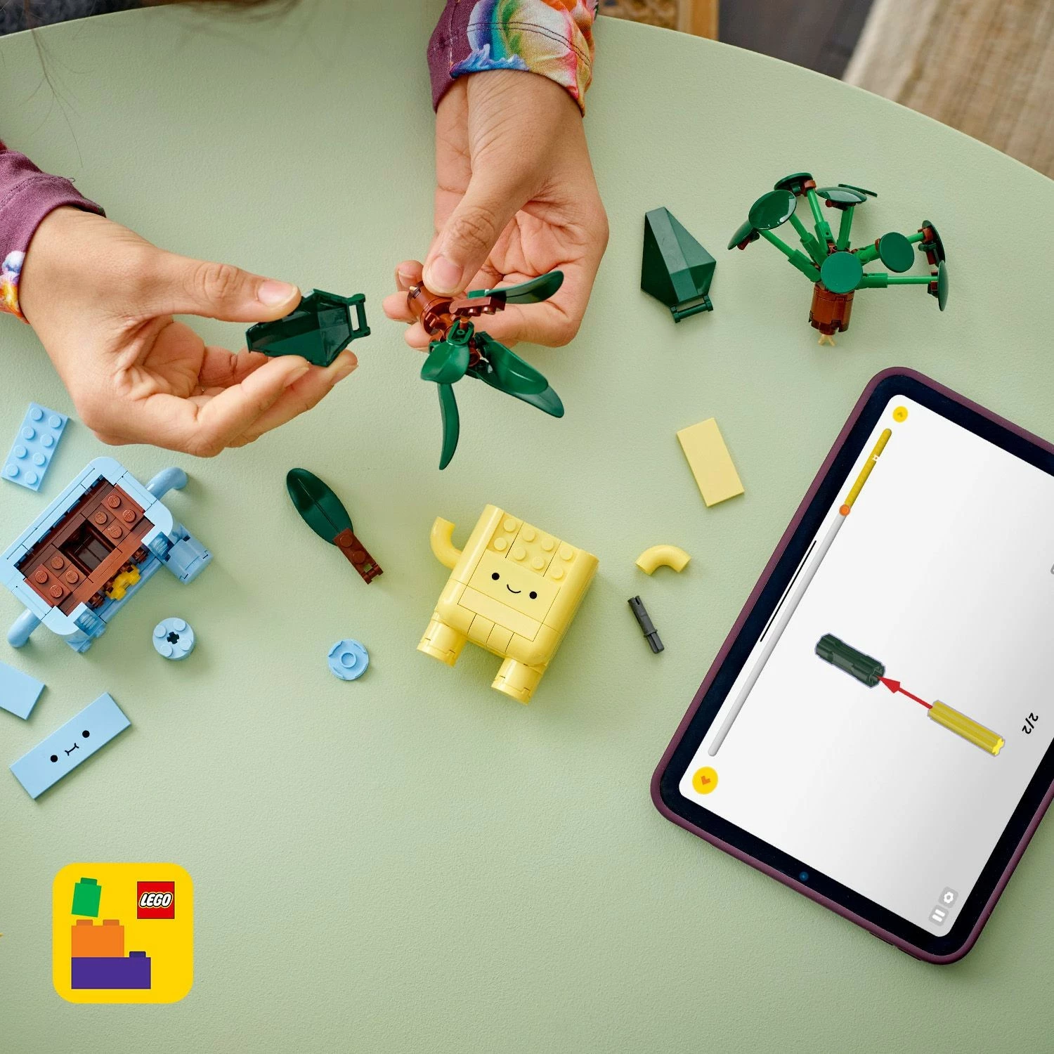 Komplet za sestavljanje dekorativnih rastlin LEGO Botanicals 10349, 217 kosov, večbarven