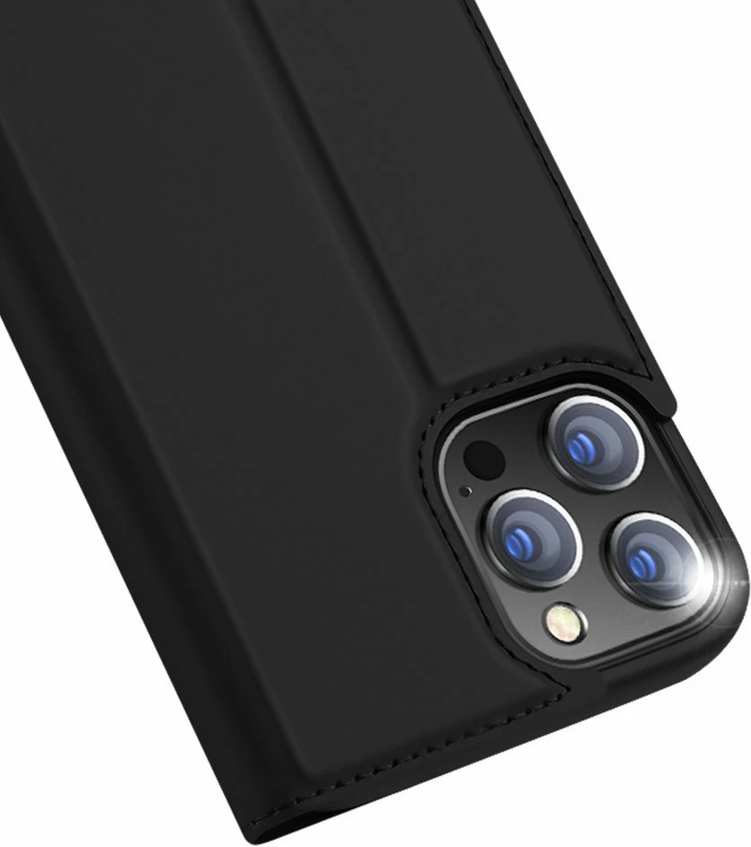 Ovitek Skin Pro Bookcase za iPhone 13 Pro, Dux Ducis, črn