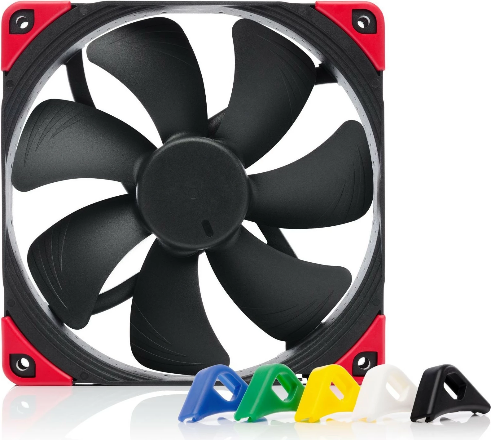Ventilator za ohišje Noctua NF-A14 PWM chromax.black.swap 14 cm, črn, z zamenljivimi blazinicami