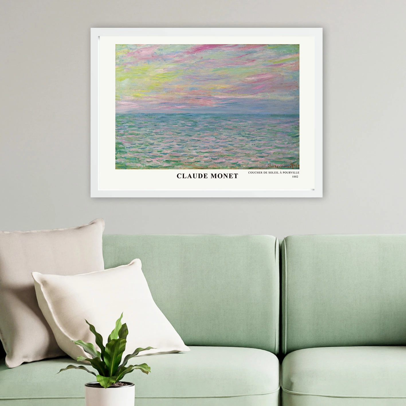 Dekorativna slika v okvirju, Wallity BC6323-5575, večbarvna, 55x75 cm