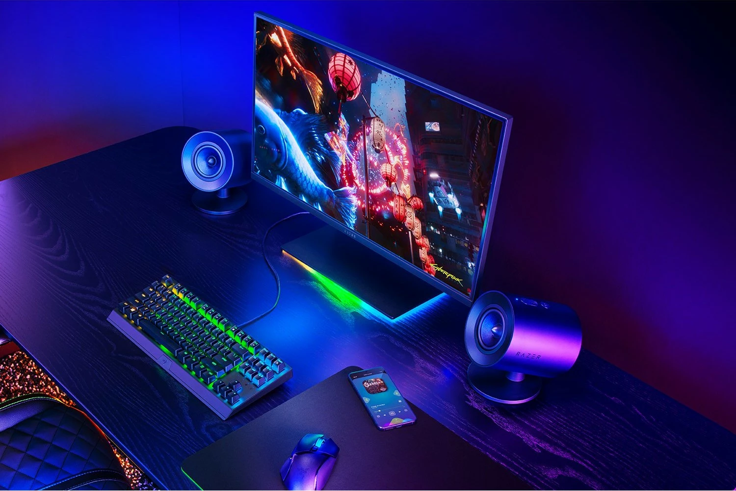 Zvočniki Razer Nommo V2 X, 2.0, Bluetooth, USB Type-C, črni