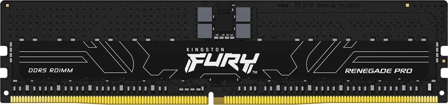 RAM pomnilnik Kingston FURY Renegade Pro, 128 GB (komplet 4x32 GB), DDR5, 6400 MT/s, ECC Reg, CL32, črn