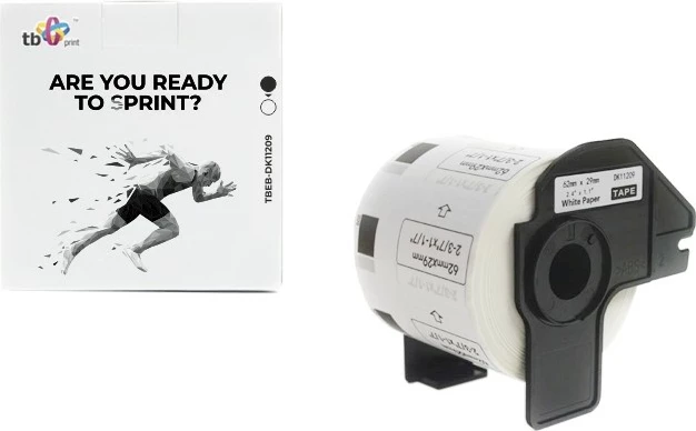 Samolepilne etikete TB Print TBEB-DK11209 za Brother, 62 x 29 mm, 800 kosov, bele