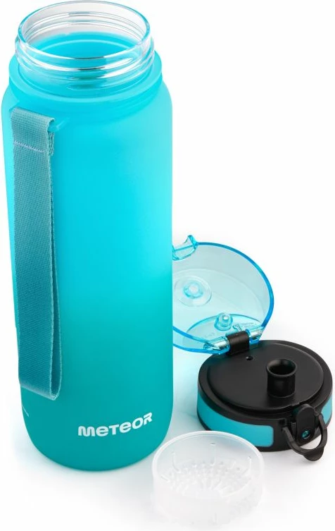Športna steklenica Meteor, zelena/modra