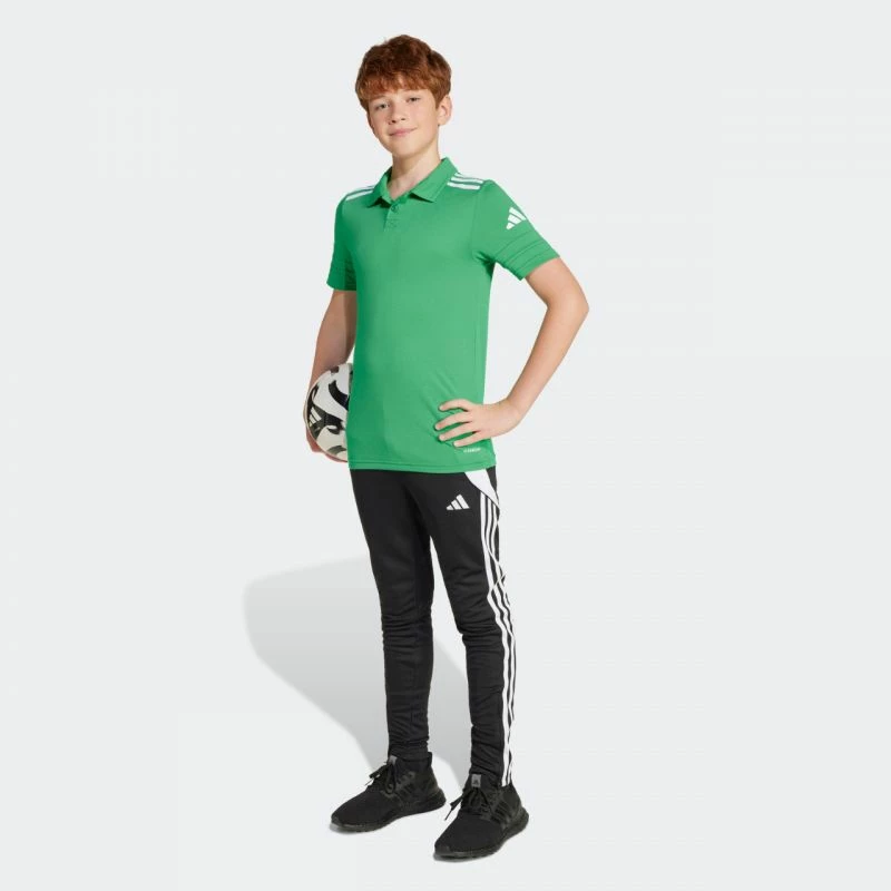Polo majica za otroke adidas, zelena