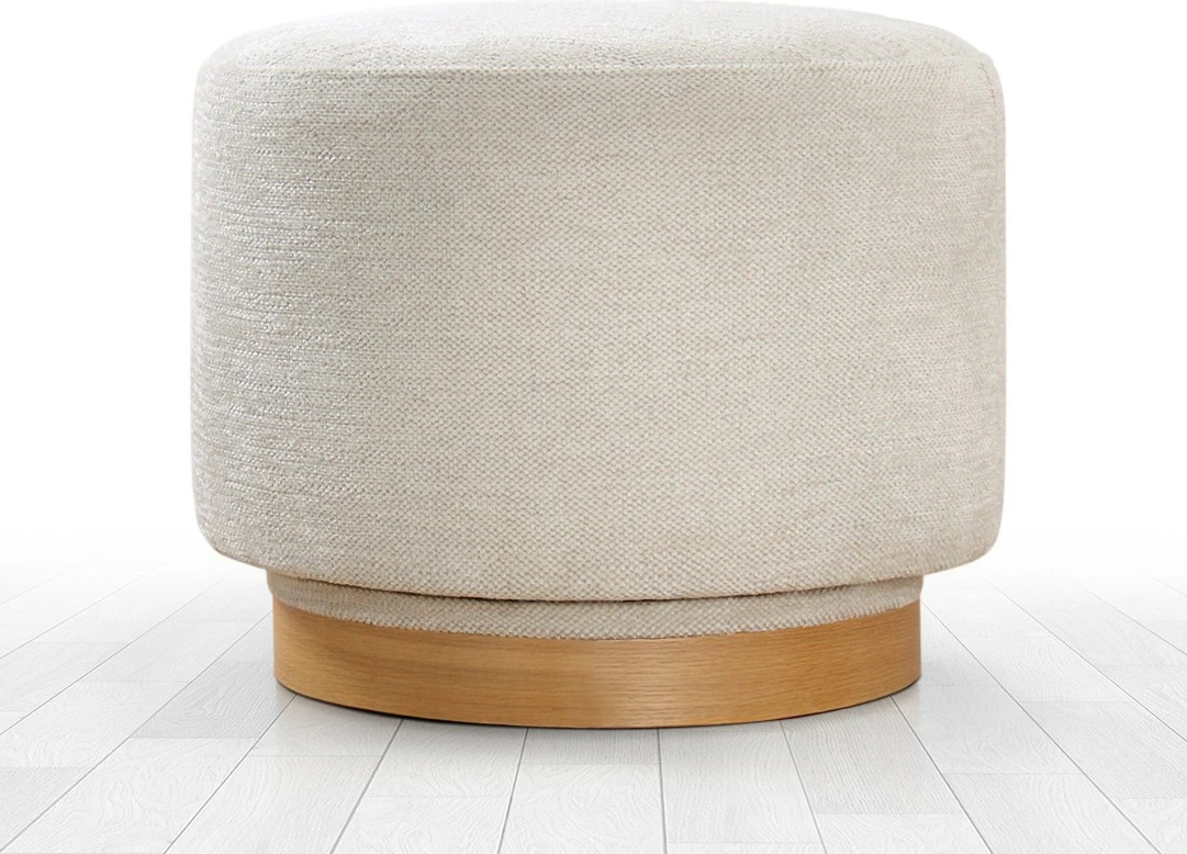 Vrtljivi tabure Atelier del Sofa Turneed, krem