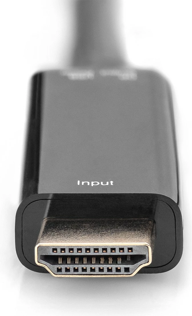 Adapter HDMI v DisplayPort Digitus 4K, 0,2 m, črn