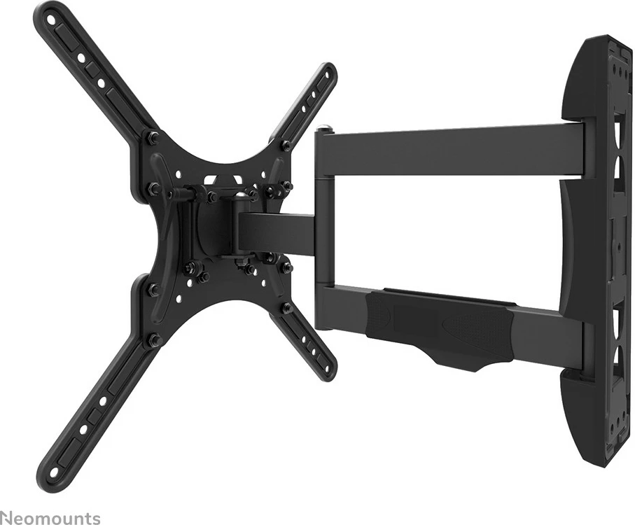 Stenski nosilec za TV Newstar Neomounts WL40-550BL14, polni premik, 32-55 in, VESA 400x400, črn