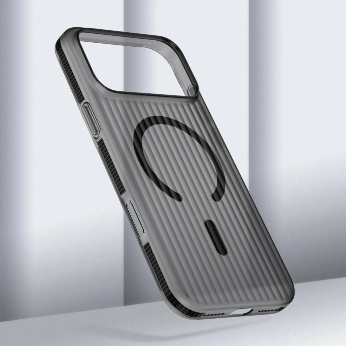 Ovitek za telefon Aero 4smarts za iPhone 17 Pro Max, MagSafe, črn