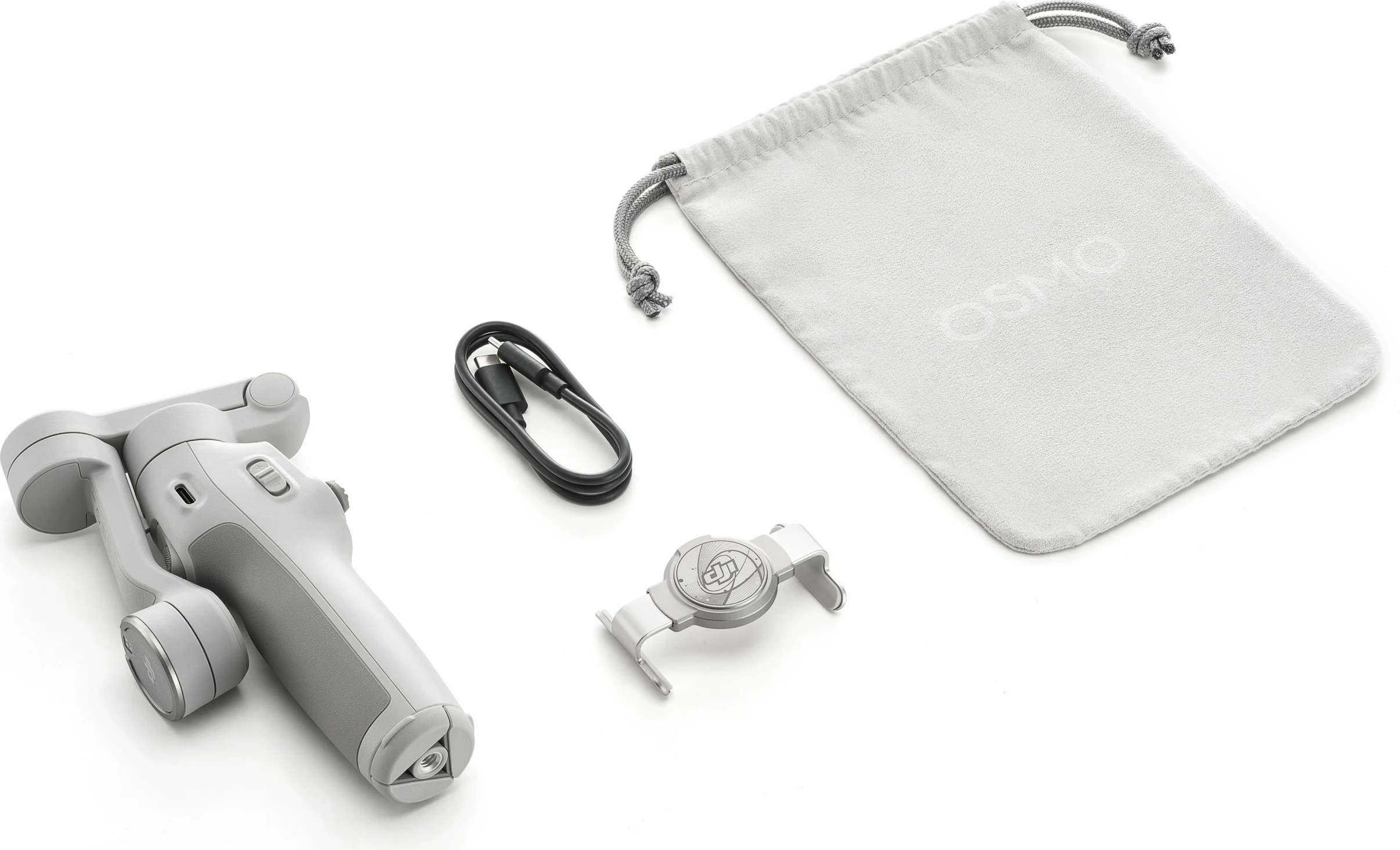 Stabilizator za telefon DJI Osmo Mobile 7, bel